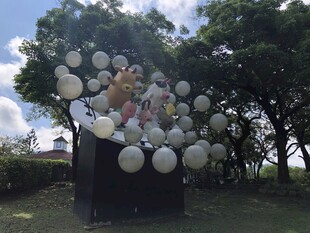 户外气球装饰场景