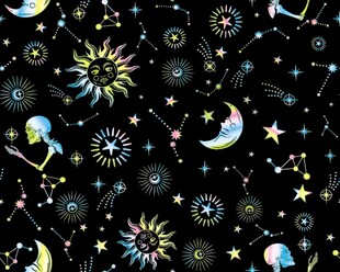 梦幻星空宇宙图案设计