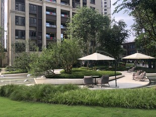 现代小区户外休闲景观