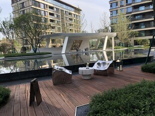 现代小区户外休闲景观