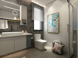 现代简约风卫生间设计