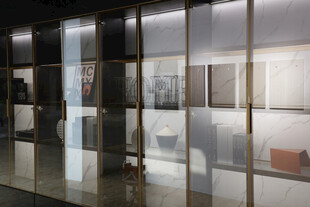 现代风格室内玻璃隔断设计