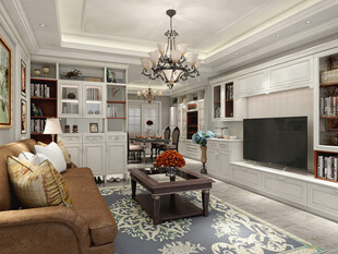 现代简约风客厅室内设计