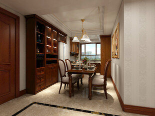 温馨木质餐厅室内设计