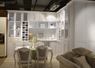 现代简约风格家居客厅餐厅