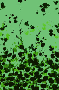 绿色抽象植物图案背景