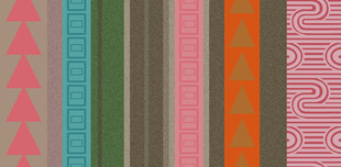 多彩几何图案条纹背景