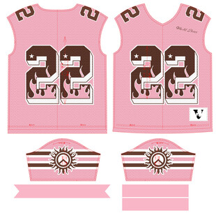 粉色22号运动服饰套装