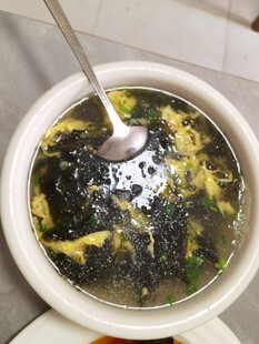 紫菜蛋花汤特写