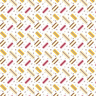 多彩几何线条无缝图案