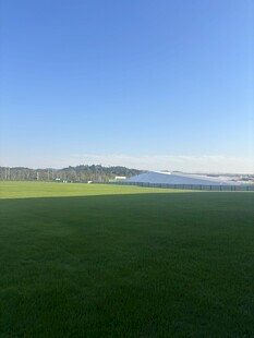 广袤草原与蓝天美景