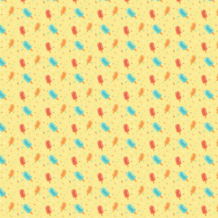 多彩小图案黄色背景纹理
