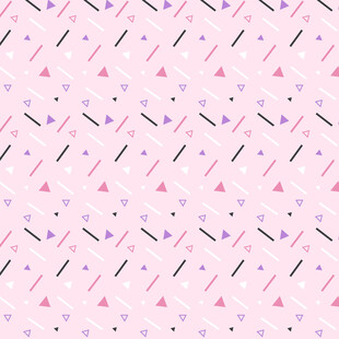 粉色几何图案无缝背景