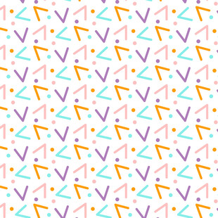 多彩三角形几何图案背景