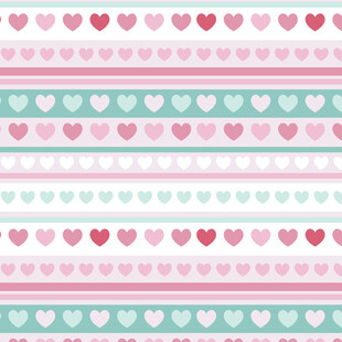 爱心条纹图案背景