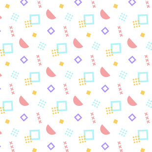 几何水果图案背景纹理