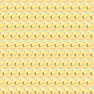 黄色碎花无缝背景图案
