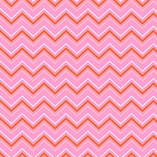 粉色橙色锯齿纹几何图案