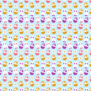 多彩卡通甜点图案背景