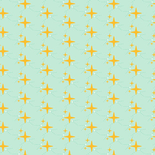 浅蓝色底黄色十字图案背景