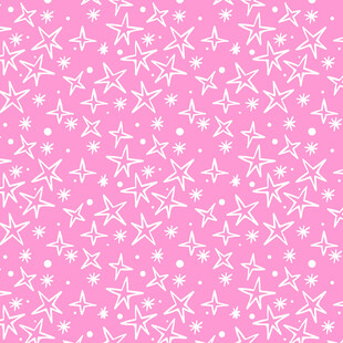 粉色星星图案背景