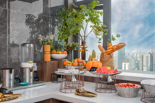 奢华阳台户外美食景观