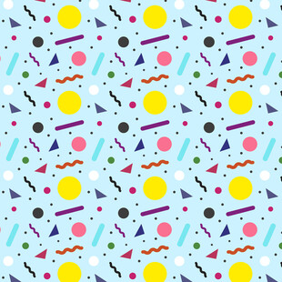 多彩几何图案底纹背景
