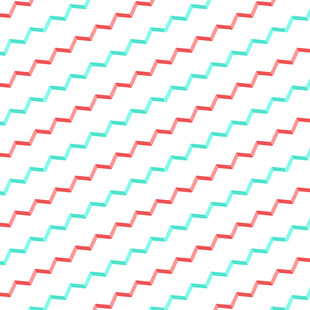 红蓝锯齿形条纹图案背景