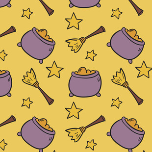 魔法元素图案背景