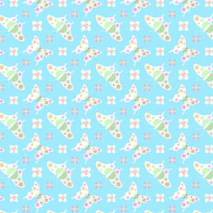 清新蓝底几何图案纹理