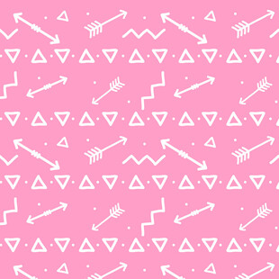 粉色几何图案无缝背景