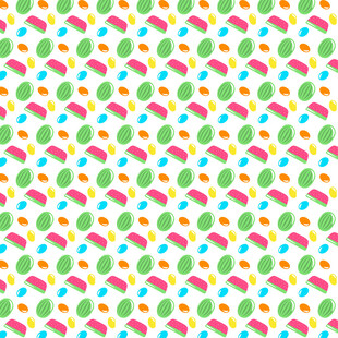 多彩波点无缝图案背景