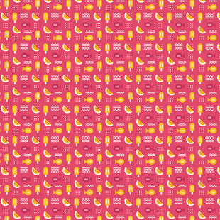 粉色几何图案无缝背景