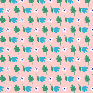 仙人掌图案的可爱背景图