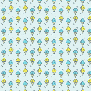 冰淇淋图案背景纹理