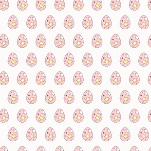 复活节彩蛋图案背景