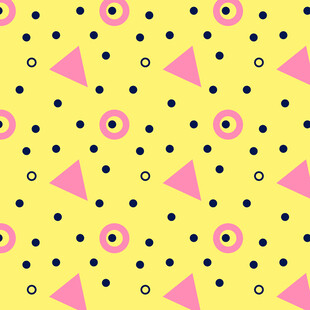 黄色背景几何图案纹理