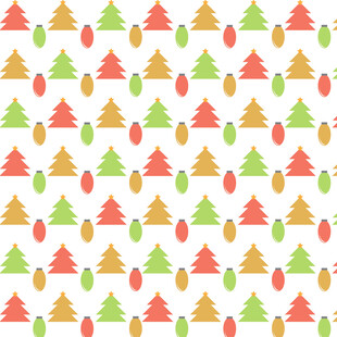 圣诞主题几何图案背景