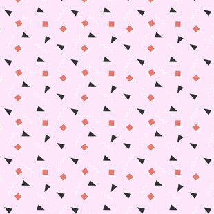 粉色几何图案无缝背景