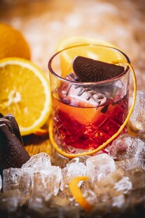 橙香热红酒