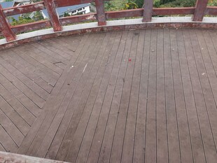 户外木质露台景观