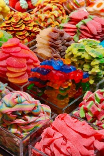 多彩缤纷的美味手工糖果