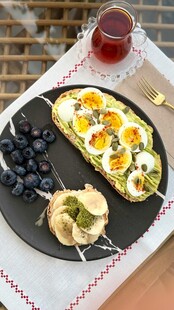 美味早餐摆盘