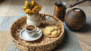 温馨咖啡点心休闲时光