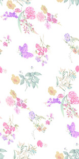 清新花卉图案背景