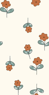 花卉图案背景 清新风格