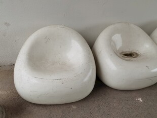 复古白色陶瓷坐便器部件