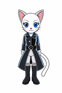 猫耳少女动漫服饰形象