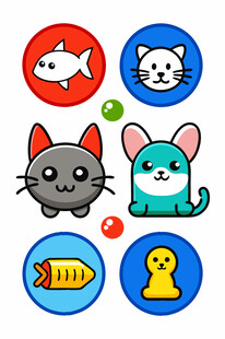 可爱动物图标集合