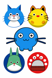 可爱卡通动物头像集合